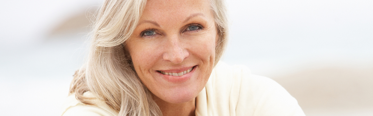 middle aged women with sun spots on face